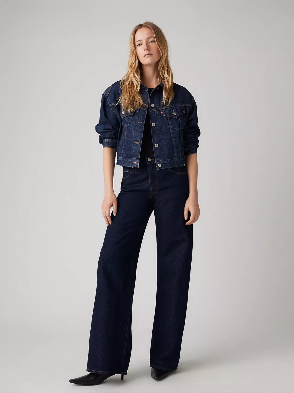 Levi’s Xl Baggy Straight Jeans Dark Wash